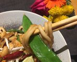 A picture of step 3 of Spicy noodles with tofu and cashew nuts 🌱.