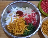 A picture of step 3 of Sabudana khichdi (street style).