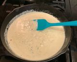 A picture of step 4 of Grilled Cod with a Spicy Cream Sauce.