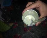 A picture of step 1 of Apple Kheer.