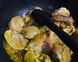 A picture of step 2 of 3 spice shinwari karahi.