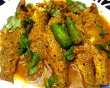 Shorshe Posto Parshe/Mullet fish in mustard poppy seed paste recipe step 2 photo
