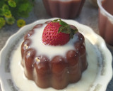 Foto langkah ke 4 dari resep Puding Coklat Vla Susu.