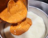 A picture of step 4 of Homemade Schezwan Sauce Sandwich White Dhokla.