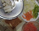 A picture of step 2 of Veg kathi Roll.