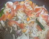A picture of step 1 of Sooji kichadi.