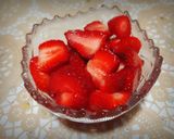Une image de l'étape 5 de Salade de fraises a l'eau de fleur d'oranger 🍓.