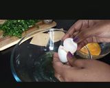 A picture of step 2 of Fluffy Spinach Cheese Omlette A perfect healthy breakfast.