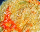 A picture of step 2 of Colourful Orange Barfi.