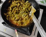 A picture of step 2 of Flat beans bhaji (sharvan ghevda).