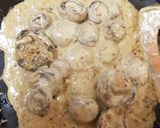 A picture of step 6 of My Creamy Mustard Mushrooms 😘.