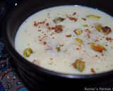 A picture of step 10 of Persian rice flour pudding (Fereni).