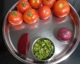 A picture of step 3 of Matar Pulao with Tomato Spicy soup.