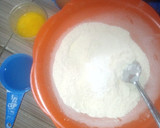 A picture of step 1 of Pancake with scrambled egg.