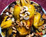 A picture of step 12 of Eggplant Maqluba.