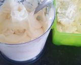 A picture of step 3 of Honey sweetened double Cream and cream cheese.