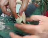 A picture of step 4 of Suji rolls.
