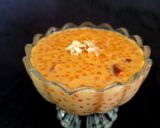 A picture of step 9 of Caramel sago (payasam) kheer.