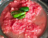 A picture of step 4 of Chana Mash Daal.