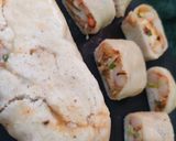 A picture of step 6 of Suji rolls.