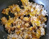 A picture of step 2 of Ragi ladoo.