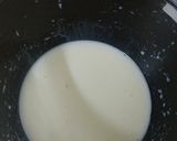 A picture of step 2 of Eggless chocolate cake.