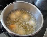 Foto del paso 5 de la receta: Crema de tomate -con mozzarella frita y pesto-