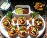 A picture of step 7 of Sago bowl chaat.