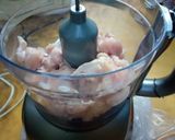 A picture of step 1 of Chicken Reshmi Kabab.