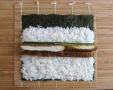 A picture of step 11 of Crispy Chicken ‘Katsu’ Sushi Rolls.