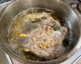 A picture of step 2 of Pork and Vegetable Miso Soup.