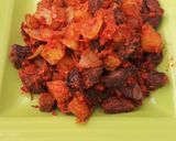 Foto langkah ke 4 dari resep Sambal daging kentang.