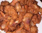 Foto langkah ke 6 dari resep Udang tepung asam manis.