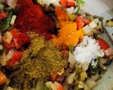 मटर मिक्स सब्जी (matar mix sabzi recipe in Hindi) रेसिपी चरण 3 फोटो