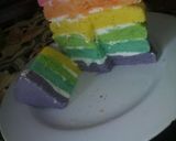 Foto langkah ke 7 dari resep Rainbow cake simple (steam).