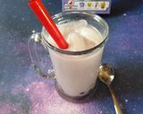 A picture of step 5 of Taro Brown Sugar Bubble Milk Tea from Taiwan.
