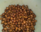 A picture of step 1 of Chatpati chana chaat.