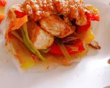 Foto del paso 9 de la receta: Obleas de arroz rellenas 🌯 de verduras con mojo picón 🌶️🌶️🌶️