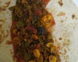 A picture of step 3 of Veg franky.