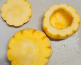Foto langkah ke 2 dari resep Mini Kabocha Puccini (Mini Kabocha Isi Daging Cincang Kukus).
