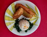 Foto del paso 9 de la receta: Calabaza capeada, rellena de quesillo y arroz blanco