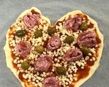 Une image de l'étape 3 de Pizza cœur.