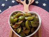 ترشک گوجه سبز و رب انار