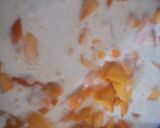 A picture of step 3 of Jhat phat creamy mango dessert.