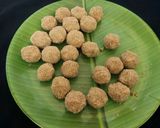 A picture of step 7 of Little millet Laddu.