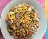 Foto del paso 3 de la receta Ensalada de pasta de pajaritas