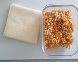 A picture of step 3 of Spring Rolls.