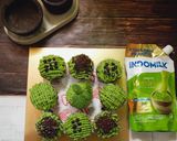 Foto langkah ke 8 dari resep Brownies Kukus Matcha Topping Glaze Matcha.