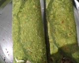 A picture of step 9 of Palak Paneer Kathi Roll.