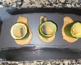 Foto del paso 11 de la receta: Calabacín relleno de gambitas rojas